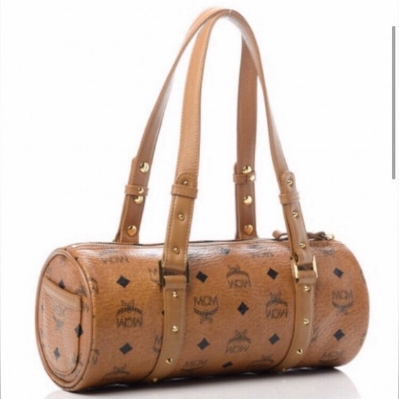 RARE HP mcm cognac papillon bag purse sale - Picture 2 of 12